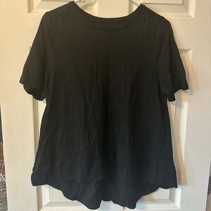 Chico’s Black Short Sleeve Women's Top
